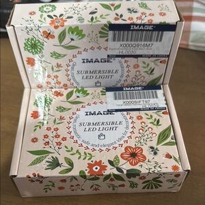 NWT Image Submersible LED Light 2 boxes- 24 candles total